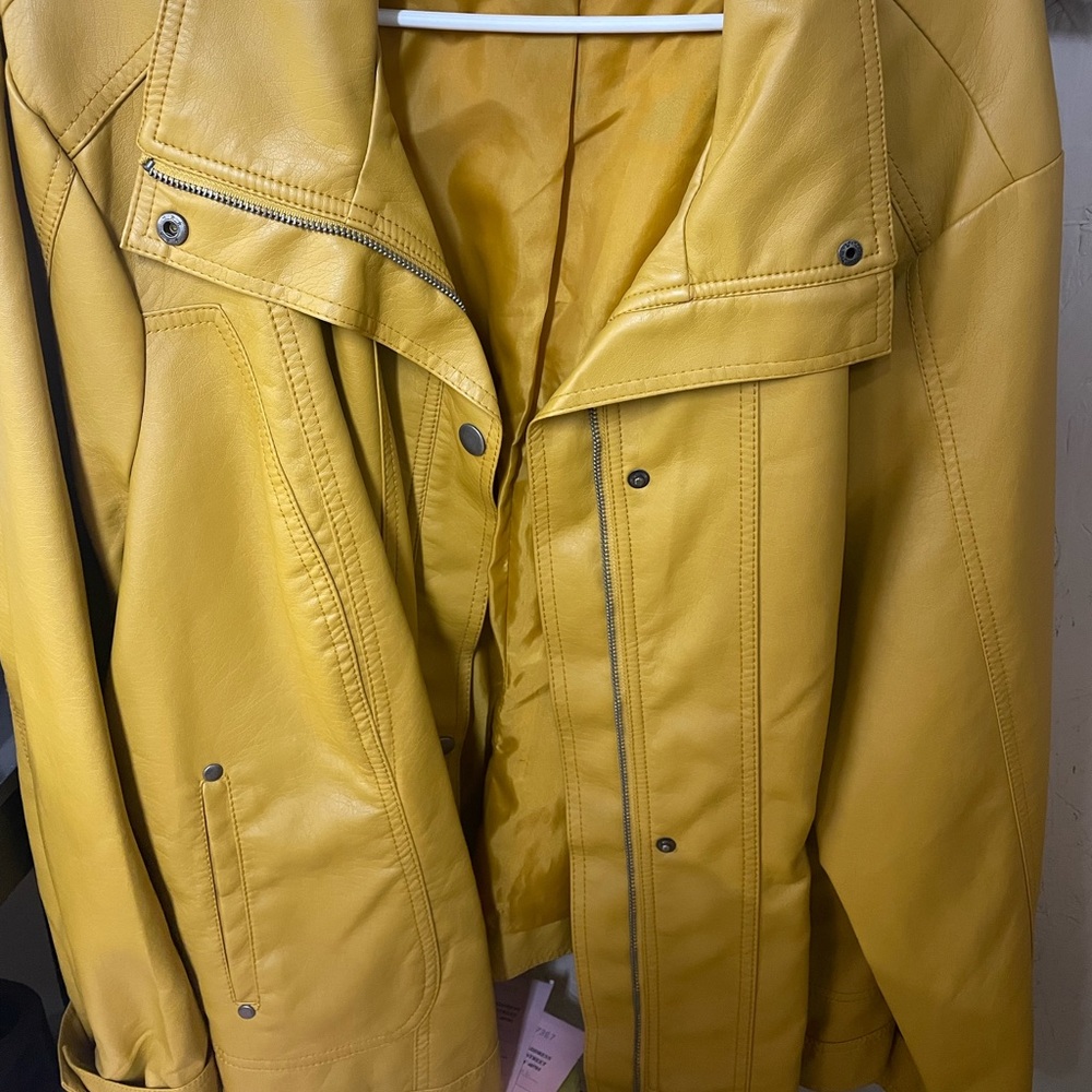 Mustard yellow jacket